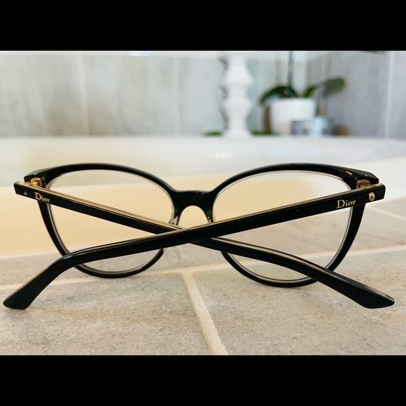 Authentic Christian Dior eyeglasses with original box, card and cloth. - Picture 3 of 8